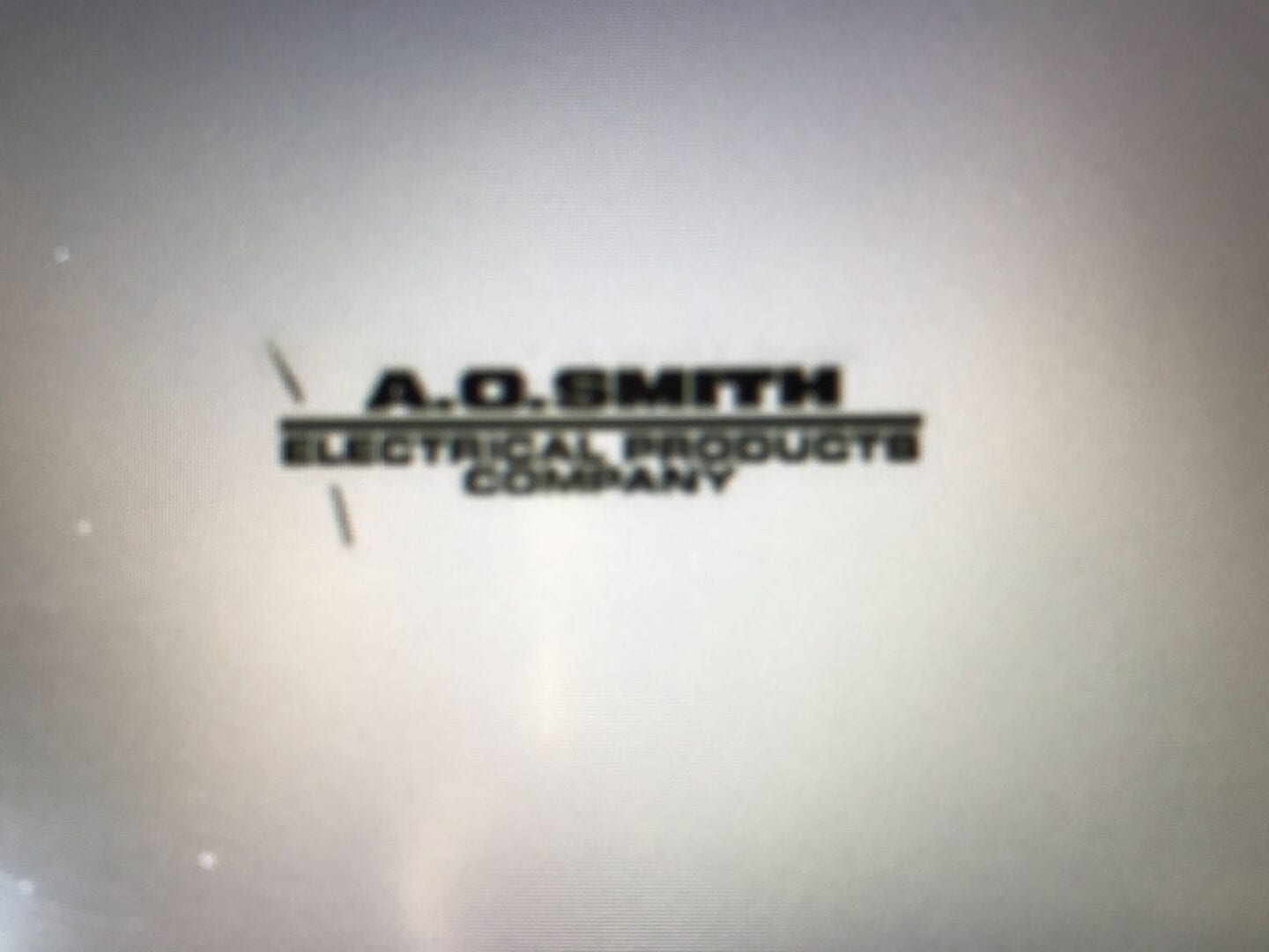 A. O. Smith electrical products company logo