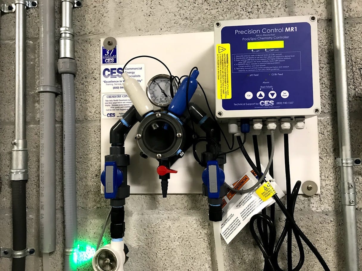 Pool/Spa chemistry controller
